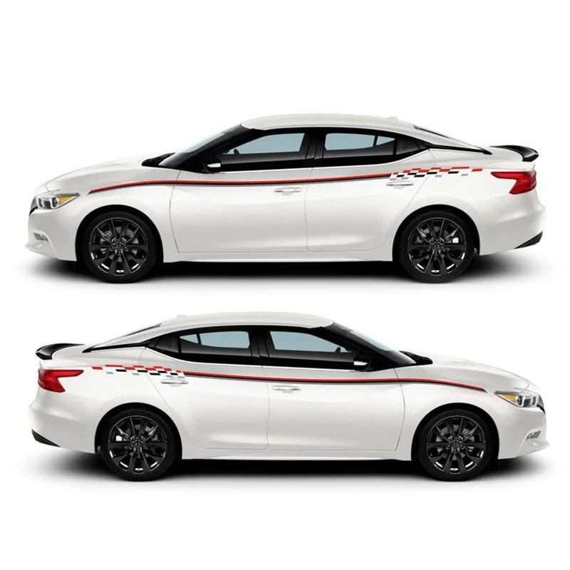 Гоночные спортивные полосы для Nissan MAXIMA Sport Mark Levinson, автомобильная Двусторонняя индивидуальная наклейка, спортивные авто наклейки