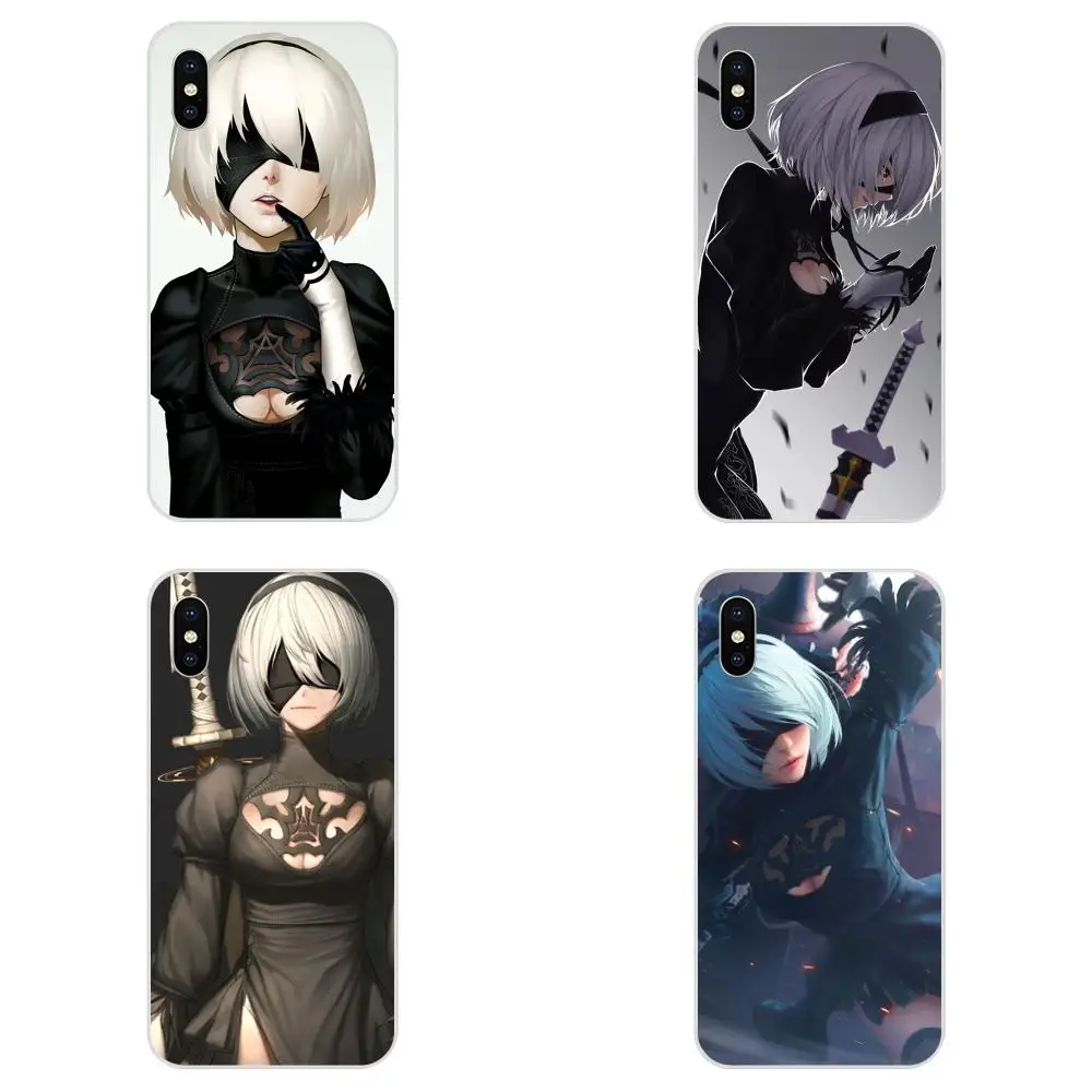 

Nier Automata Beautiful Soft Screen Protector For Sony Xperia Z Z1 Z2 Z3 Z4 Z5 compact Mini M2 M4 M5 T3 E3 E5 XA XA1 XZ Premium