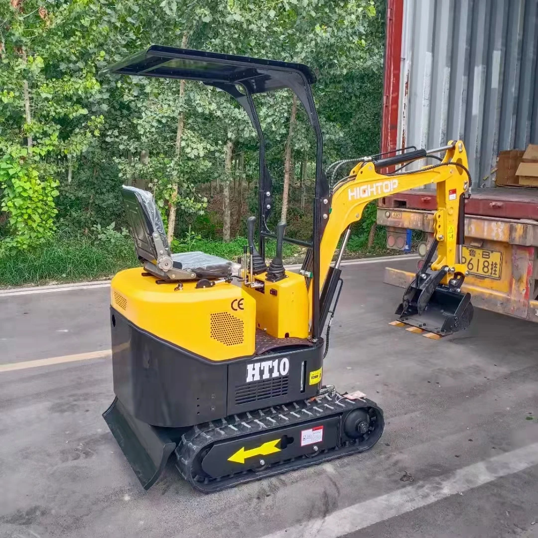 2022 Di Sconto!!! Cinese Piccolo Escavatore 1000Kg Micro Escavatore Idraulico Ht10C Mini Bagger