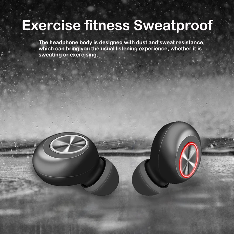 TWS, мини Bluetooth 5,0, наушники, портативные, TWS, настоящие, беспроводные, в уши, 3D стерео звук с микрофоном, громкая связь, спорт, авто сопряжение, гарнитура