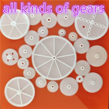 

All kinds of M0.5 Plastic Single Layer Gears ABS Motor Shaft Teeth Gear DIY Toys Robot Helicopter Parts Dropshipping