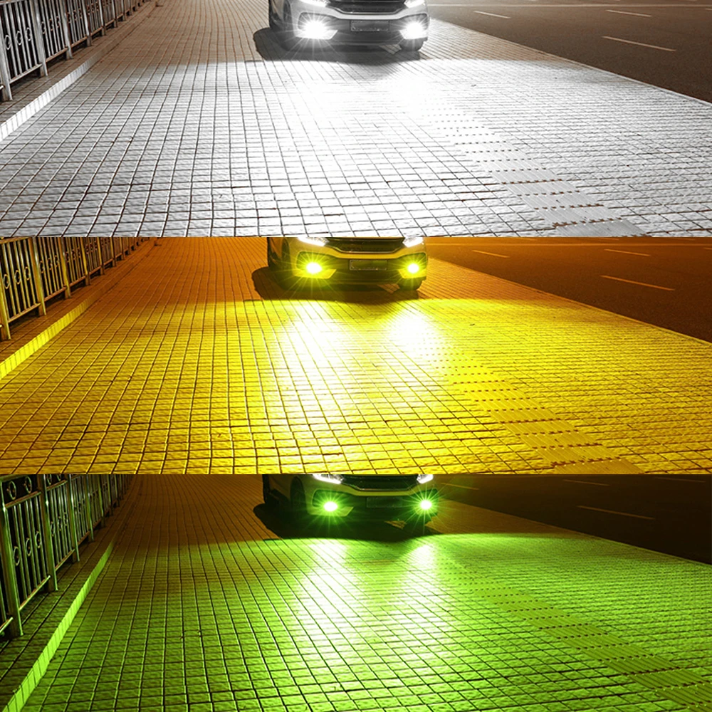 LED Car Lights LED Lights LED Bulbs LED Headlights LED Car Headlights BraveWAY H4 H7 H1 H3 H27 9005 9006 HB3 HB4 H11 LED Fog Lamp 3000K 6000K 8000K White Yellow Green Ice Blue