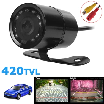 

Universal Car Front View Camera PC1030 Sensor 420TVL Night Vision 120 Degree Wide Angle Waterproof Auto Reversing Parking IR LED