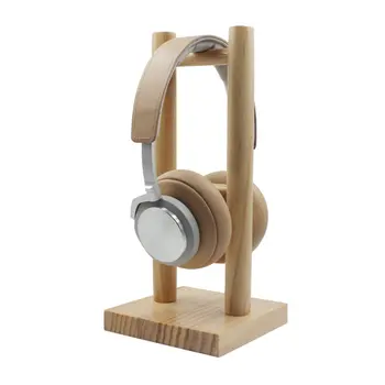 

Wooden Headphone Headset Earphone Stand Holder Headphone Stand Holder Display for Headphones bracket Show Shelf