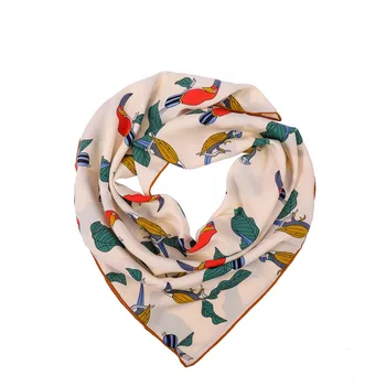 

Europe and the United States selling new Joker woodpecker printing silk scarf scarf