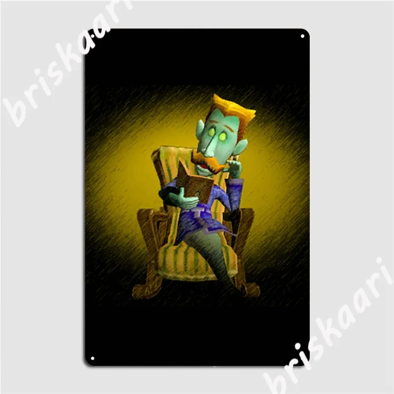 Luigi'S Mansion: Neville Portrait Metal Sign Club Home Home Design Wall Decor Tin Sign Poster