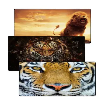 

Babaite Boy Gift Pad Awesome Animal lion Tiger Rubber PC Computer Gaming mousepad Free Shipping Large Mouse Pad Keyboards Mat