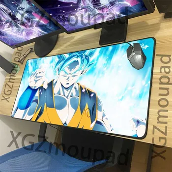 

XGZ Large Mouse Pad Black Lock Edge Anime Dragon Ball Computer Table Mat Rubber Non-slip Custom Fashion Coaster Carpet Xxl