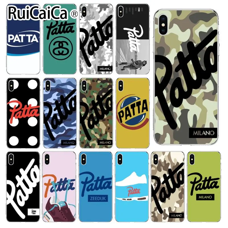 

Ruicaica Hot Dutch street fashion brand patta TPU Phone Cover for Apple iPhone 8 7 6 6S Plus X XS MAX 5 5S SE XR Mobile Cover