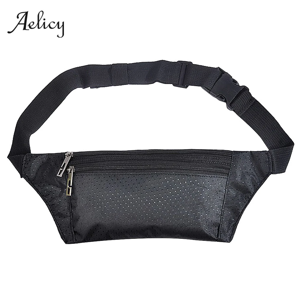 

Aelicy Waist Pack Women Running Waterproof Waist Bag Mobile Phone Holder Men Gym Fitness Travel Pouch Belt Nylon Chest Bags