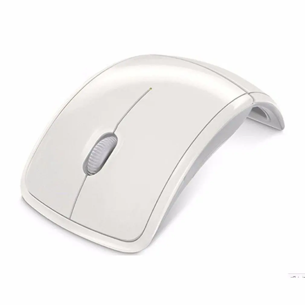 

Thin Wireless Mouse Portable Folding Wireless Mouse Desktop Universal Touch Smooth Mouse Transceiver Optical Foldable