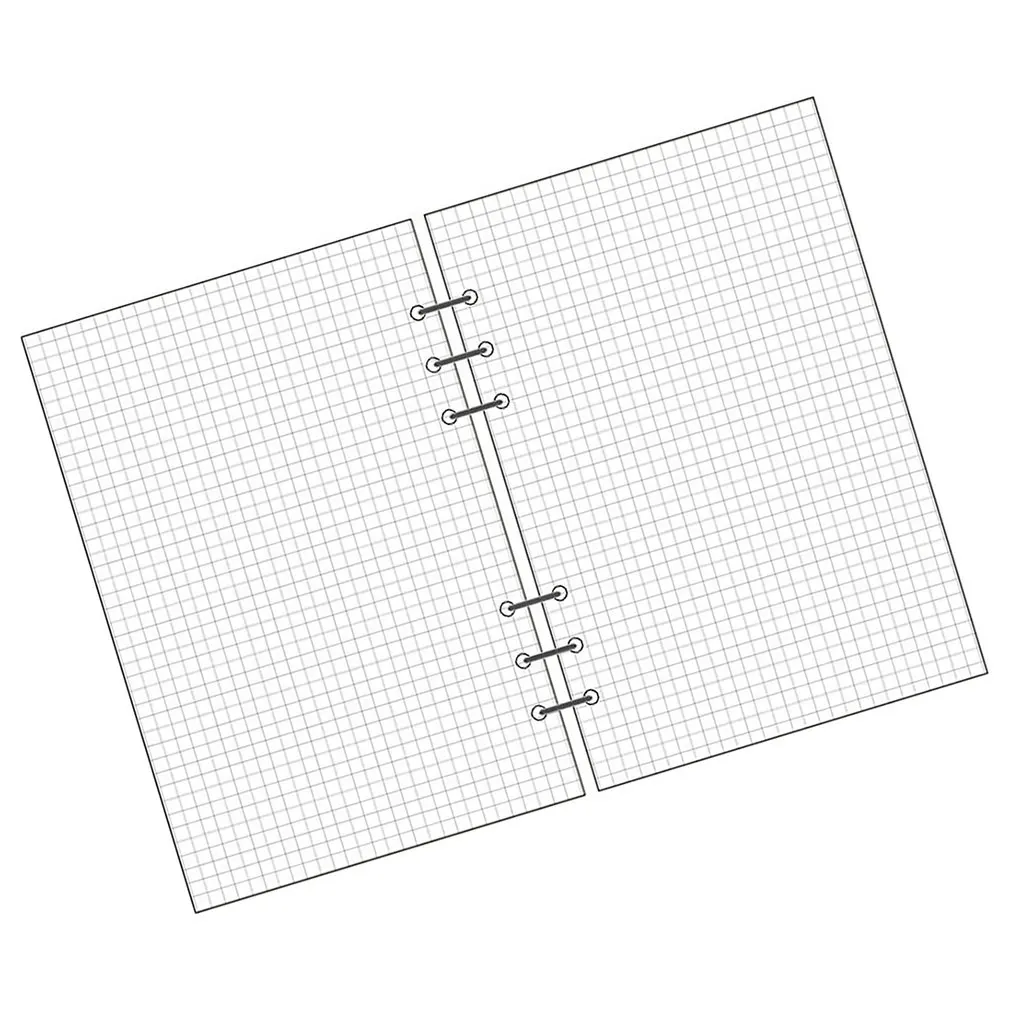 A5 A6 A7 свободный блокнот со съемными листами заправка спиральных переплетов планировщик внутренняя страница внутри бумажная молочная еженедельная план для выполнения линейной сетки