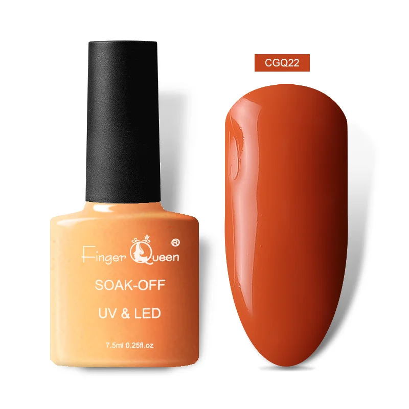 Fingerqueen Гель-лак для ногтей Гибридный гвоздь Art Vernis Полупостоянный УФ светодиодный Топ все для маникюра Базовое покрытие гель лак для ногтей - Цвет: CGQ22