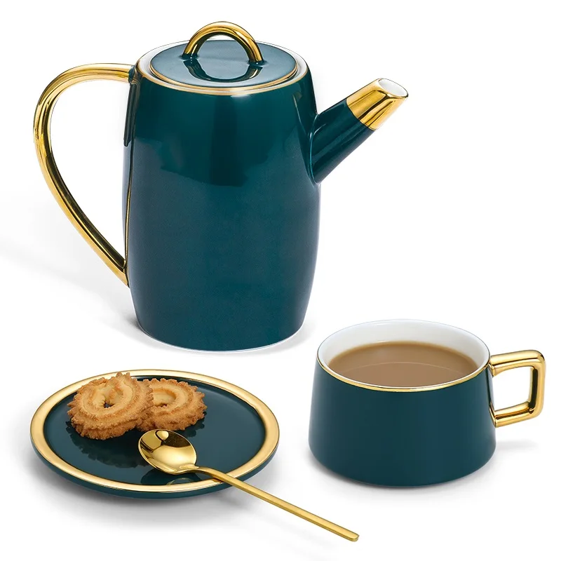 Кухонная керамическая кофейная чашка Европейский маленький роскошный английский послеобеденный чай чашка высокого класса бытовой Элегантный цветочный чайный набор с чашками