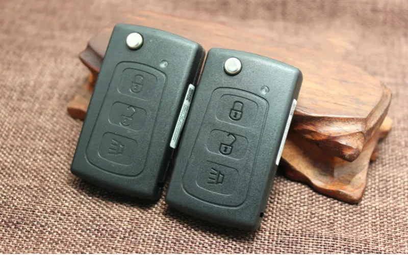 

3 Button Car Remote Flip Key Case Shell Fob Replacement For Great Wall HAVAL HOVER H3 H5