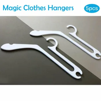 

5pcs Coat Hanger Clothes Hangers Hook for Jacket Sweater Camisole Pants Dresses Shirts Hurdle Hanger for Clothes