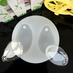 Силиконовые формы DIY ювелирные изделия изготовление ожерелий с подвесками инструмент овальный Подвески в форме капель воды эпоксидной