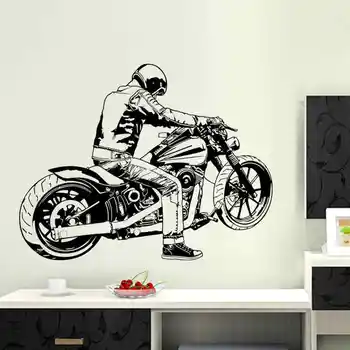

Vintage Classical Motorcycle Sticker Vehicle Decal Posters Vinyl Wall Autobike Decor Mural Sticker Motorcycle Racing Decals