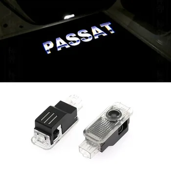 

2X Car LED Logo Light Door Projector Welcome Lights For Volkswagen VW PASSAT B5 B5.5 Touareg 2004 2005 2006 2008—2010 Phaeton