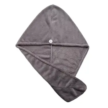 

1pcs Magic Microfiber Hair Fast Drying Dryer Towel Thickened Microfiber Dry Hair Cap Bath Wrap Super Absorbent Shower Cap