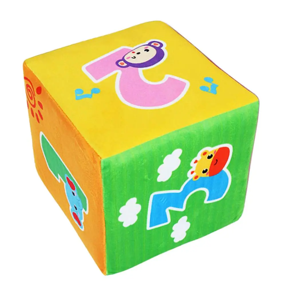 Rainbow Foam Dice Set -Large 5.9 Inches Big - Colorful Dice Set - 6 Sided - Fun Playing Games - Great Gift for Kids Party Favor