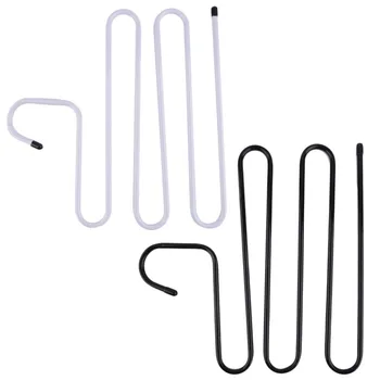 

Metal Magic Pants Hanger Space Saver Rack Jeans Scarf Tie Closet Tool 5-layers Clothes Hanger Rack
