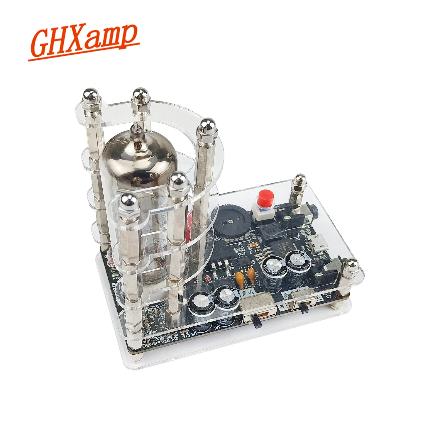 Placa de Driver de Áudio Olho de Gato Amplificador de Tubo Ghxamp Baixa Tensão Retrô 5v Alta Qualidade 1 Peça 6e2 Usb - Image 2