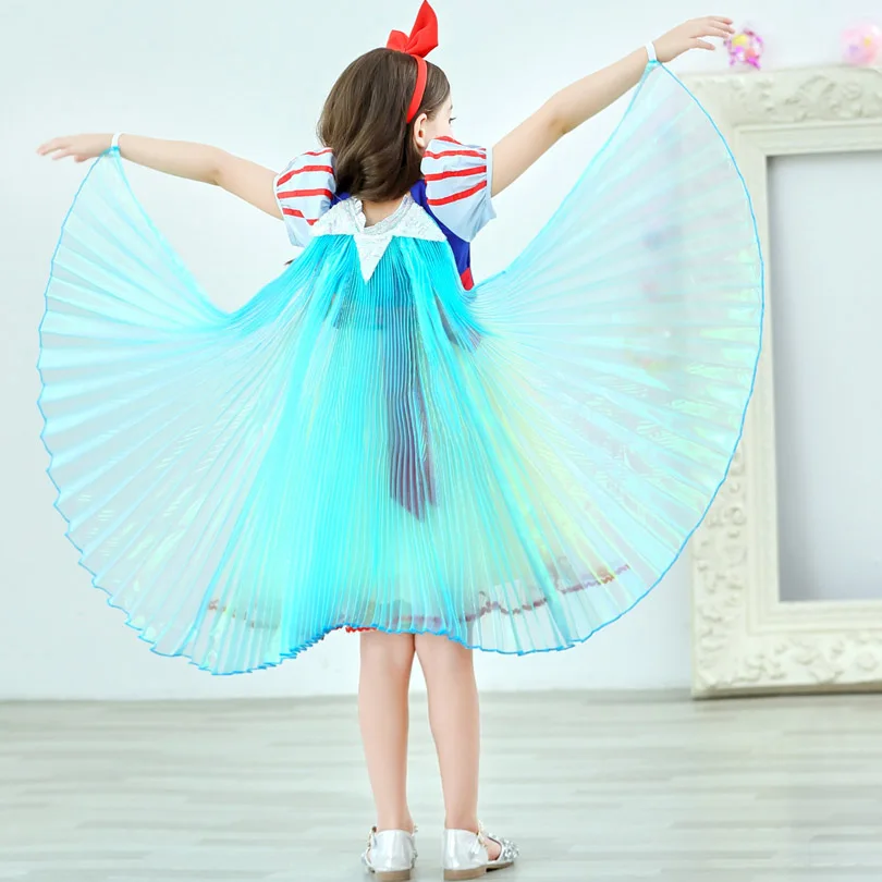 Костюмы Эльзы и Эльзы; платье принцессы Анны для девочек; вечерние платья с рюшами и накидкой; Одежда для девочек; летнее платье