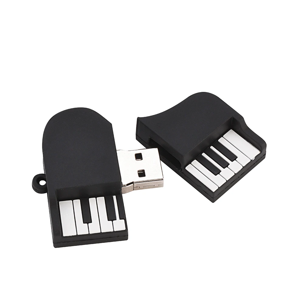 USB флеш-накопитель Piano для мультфильмов музыкальный инструмент флешка 4 ГБ/8 ГБ/16