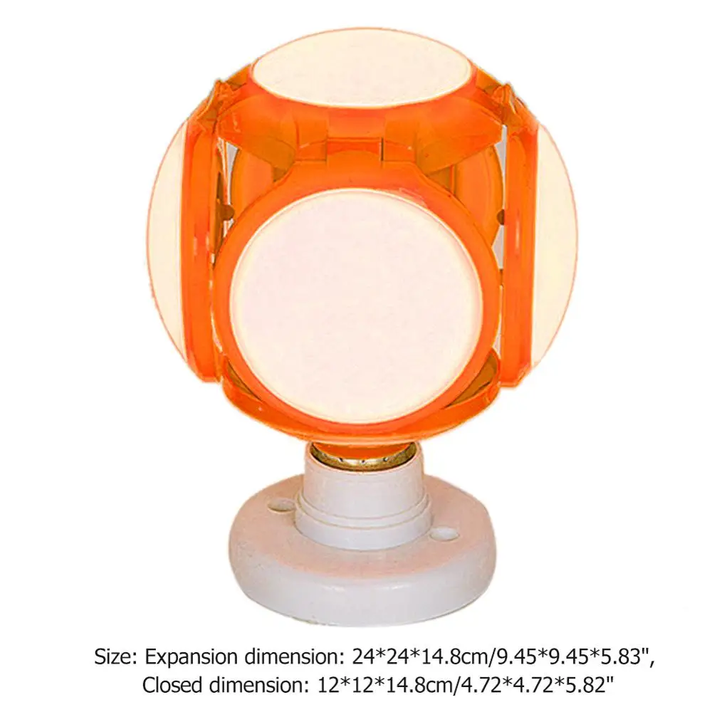 Деформируемый складной светодиодный светильник 120 светодиодный E27 40 Вт 6500 к деформируемый футбольный светильник 110-265 в лампа UFO потолочный барный светильник Новинка - Испускаемый цвет: Colorful