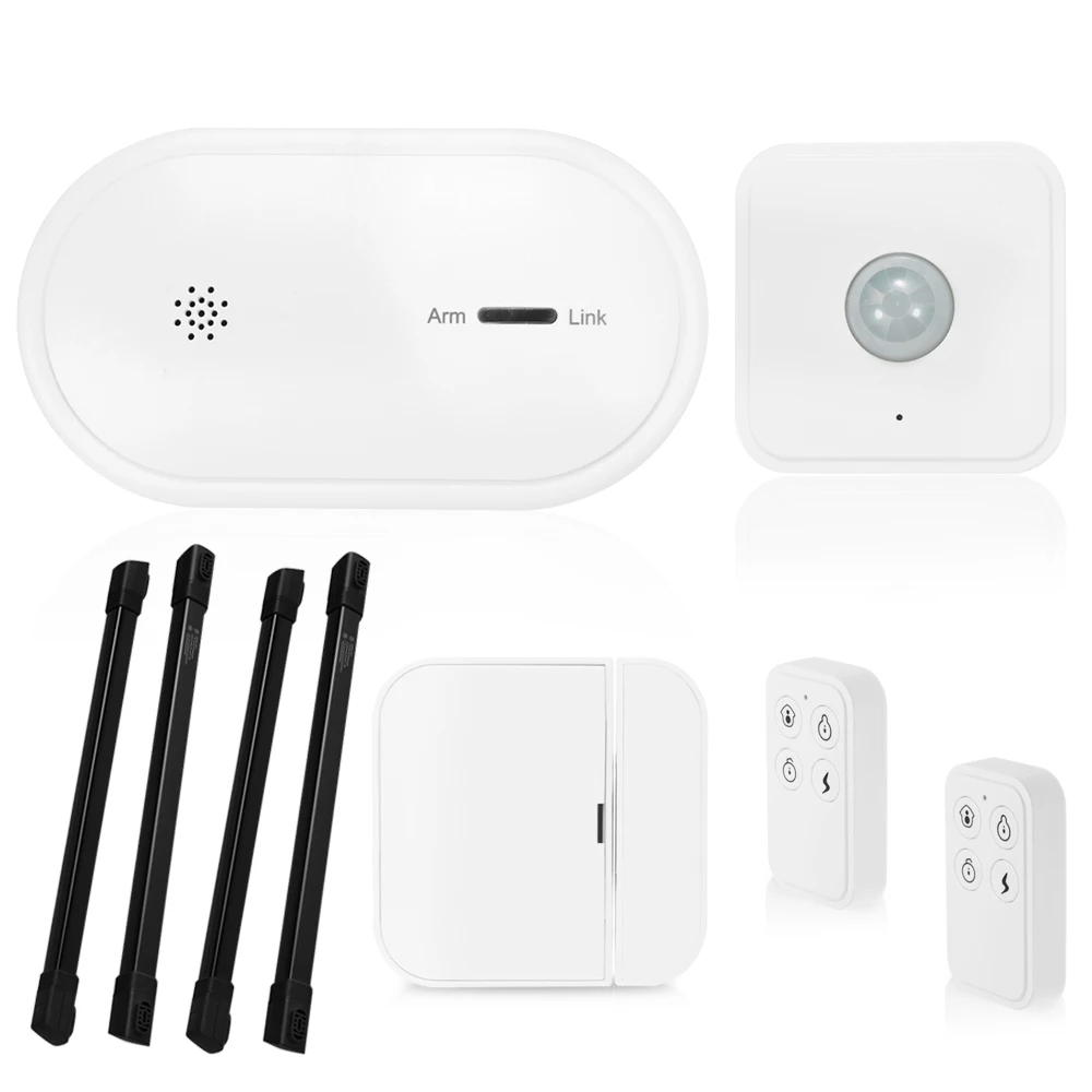 

433MHz Wireless GSM&WIFI SMS Auto-dial Alarm Security System Gateway Host Door Sensor Waterproof Wireless IR Beams Infrared