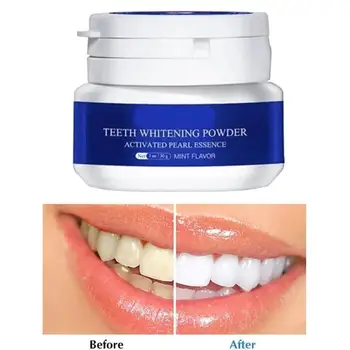 

30g Teeth Whitening Powder Pearl Essence Toothpaste Dental Tools White Teeth Cleaning Oral Hygiene Remove Plaque Stains
