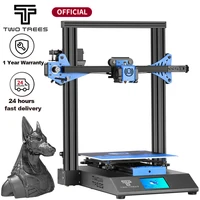 Twotrees-impresora 3D FDM Blu-3 V2 I3, máquina de impresión 3D con pantalla táctil a Color de 3,5 pulgadas, TMC2225, almacén en el extranjero