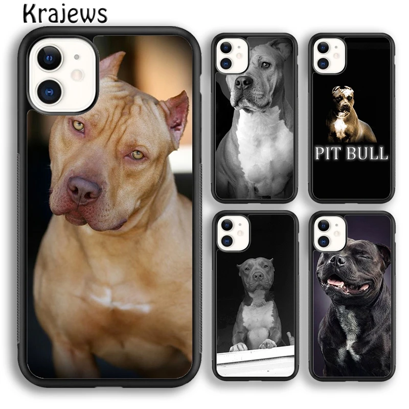 Krajeans Stamy Mum Stafter Bull Terrier Cover Per Telefono Per Iphone 15 Se2020 14 6 7 8 Plus Xs Xr 11 12 Mini 13 Pro Max
