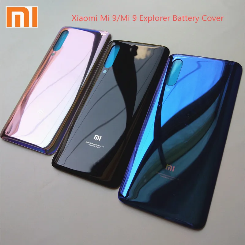 

XIAOMI MI 9 Battery Cover Original 3D Glass Mobile Phone Mi9 Explorer Replacement Smooth Skin Housing Back Door Hard case