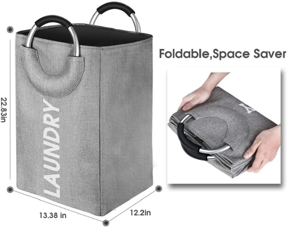 Waterproof Storage Bag Household Dirty Laundry Basket Folding Clothing Storage Bucket Clothes Toys Organizer with Handles