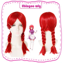 Ebingoo Blend S Esu Miu Amano, парик для косплея, длинный красный, двойной плетеный, для ролевых игр, синтетический костюм для Хэллоуина, женский парик