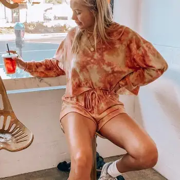 

DARK PERFUME 2020 Autumn Maple Leaf Red Sleeping V-neck Long Sleeve Pajama Set Women's Breathable Warm Soft Pajama Set Women Fas