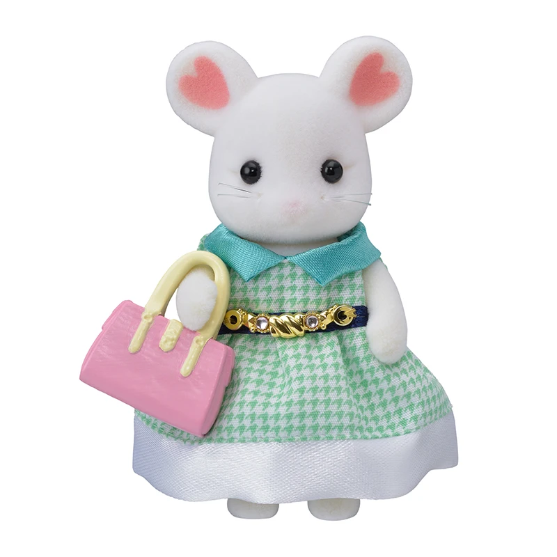 S01 Sylvanian Families Town Girl серия кукольный домик Зефир мышь и аксессуары Игрушка Фигурка