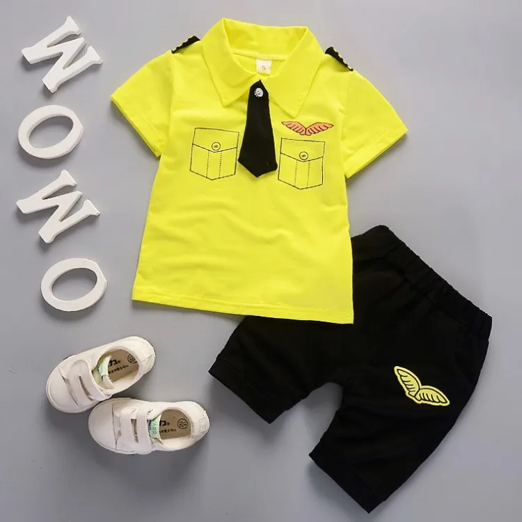 

Baby Boy Christmas Clothes Summer Fashion Leisure Short Sleeved T-shirts + Shorts Two Piece Kids Bebes Jogging Suits Tracksuits