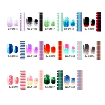 

14 Sheets Nail Art Stickers Beautiful Nail Decals Nail Decoration DIY Manicure