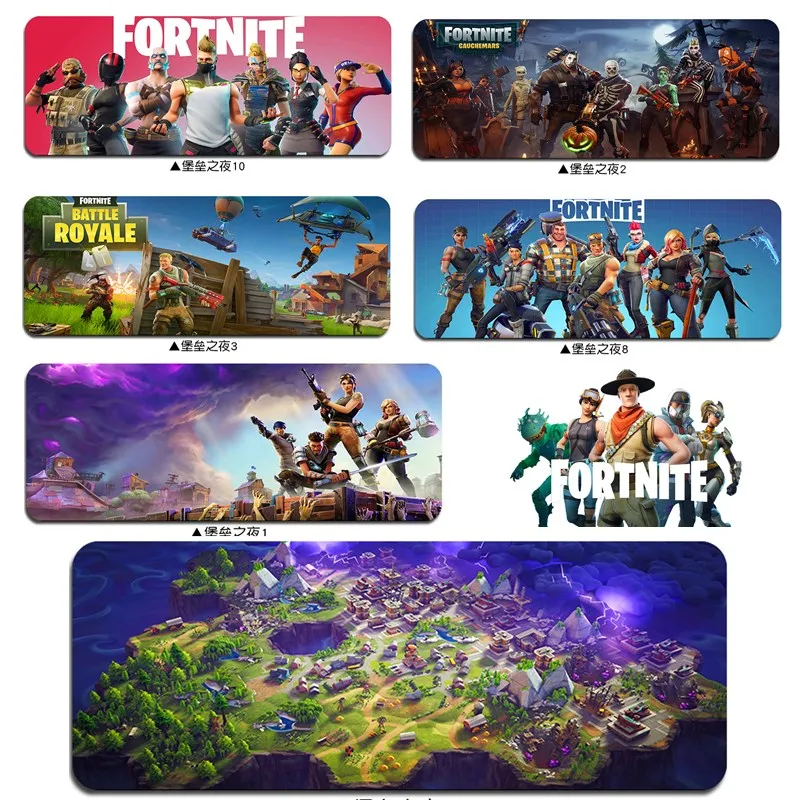 Большой игровой коврик для мыши Fortnite Аниме Коврик клавиатуры в стиле Fortnight