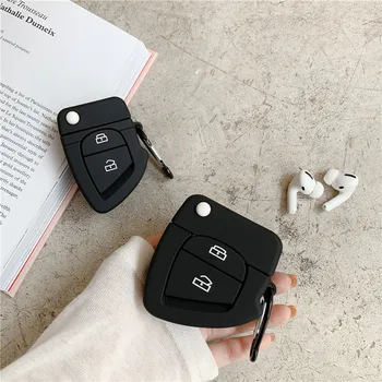 

Funny Cute car key Case For Apple Airpods Pro Cover Silicone Earphone Case For Airpod Pro/2/1 Headphone Case Box Charging Capa