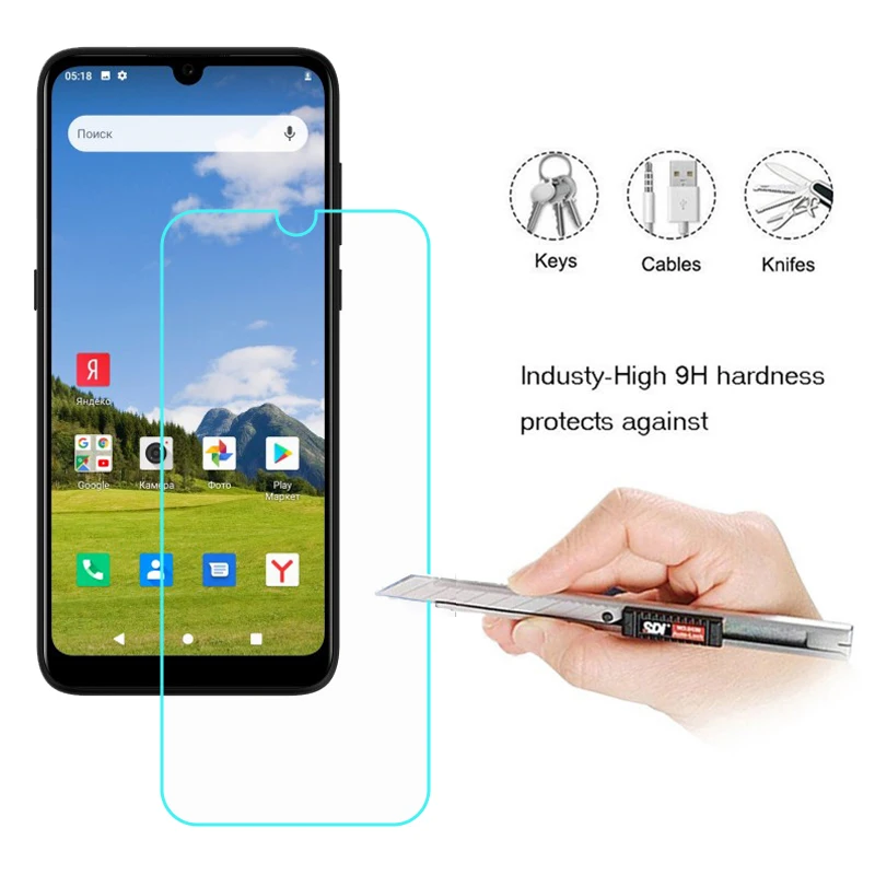 Для PHILIPS XENIUM S566 закаленное стекло для защита экрана 9H Защитная пленка телефона