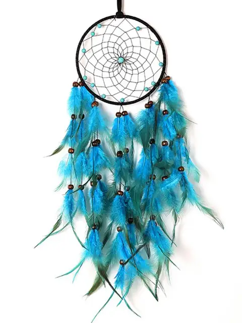 Dreamcatcher Feather Pendant National Handmade Beautiful Dream Catcher Wall Hanging Decoration Gift For Girls Room Party Wedding 5