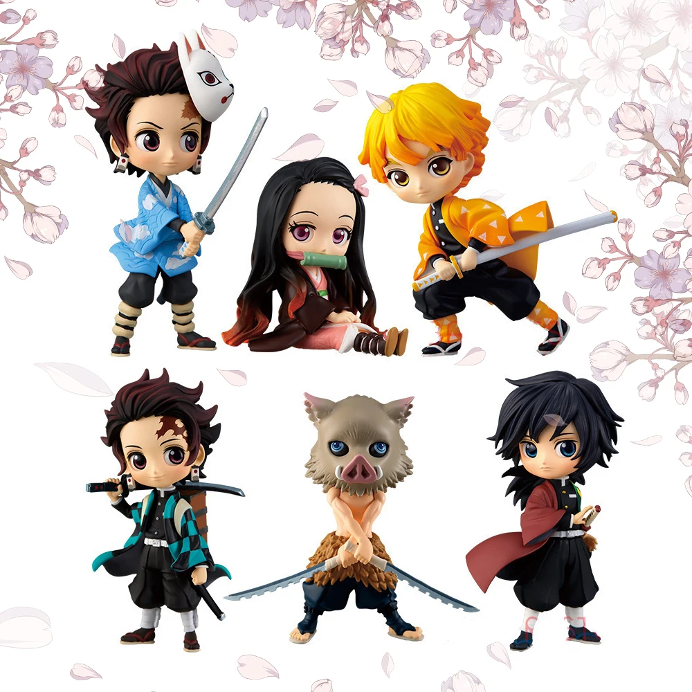 Фигурки Kimetsu no Yaiba японского демона убийцы фигуры Аниме игрушки для мальчиков