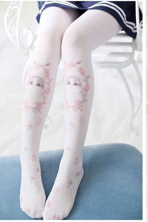 Japanese soft sweet female Lolita socks Lolita express girl sister knee high socks - cos transsexuals tights