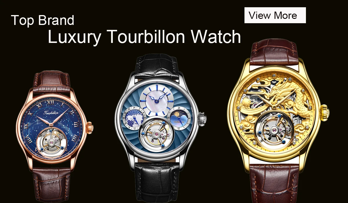 Guanqin роскошные часы Tourbillon механические мужские часы настоящий бренд водонепроницаемые Tourbillon часы мужские часы