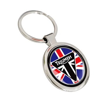 

Triumph Keychain Motorcycle Keychain for Tiger 800 800XC 675R Metal Chrome Key Chain Ring Keyring Styling