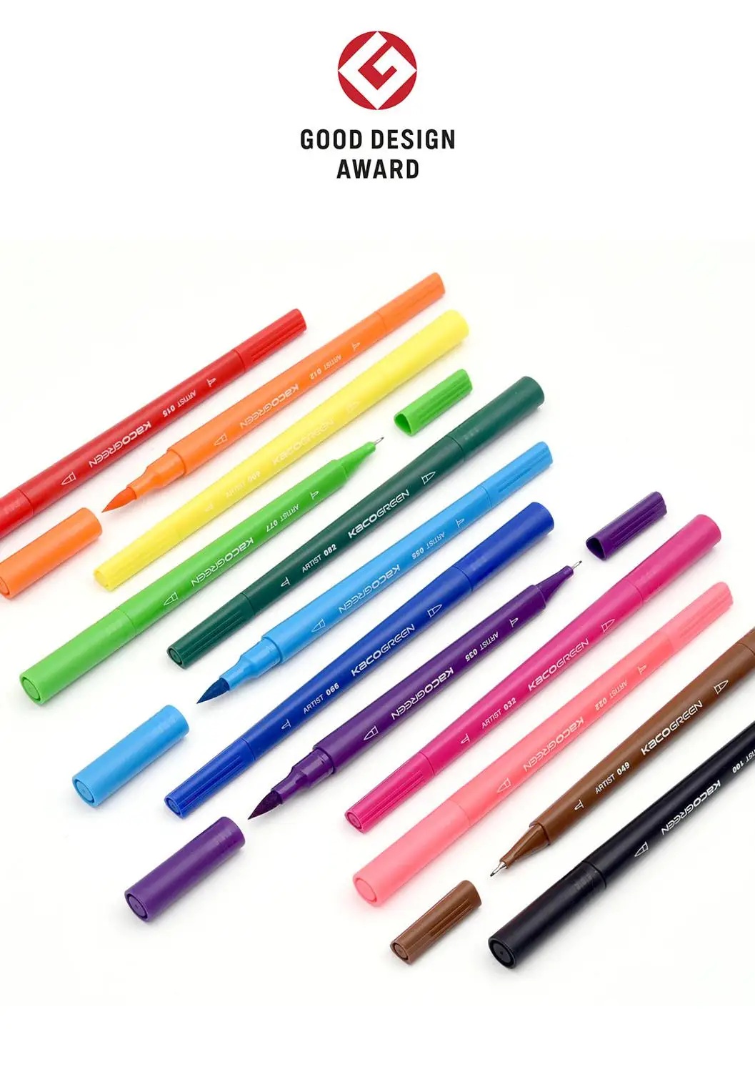 Kaco Kalor Marker Pens 6 Vibrant Colors Dual Tip Painting Drawing Pens -  China Markers, Drawing Pens